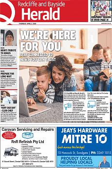 Redcliffe and  Bayside Herald - April 2nd 2020